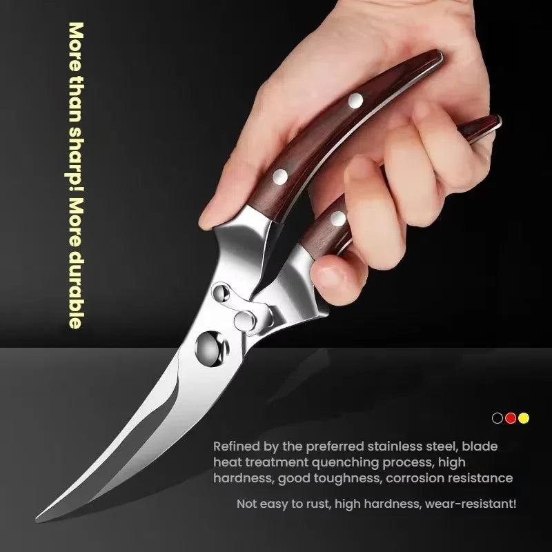 Heavy-Duty Poultry Shears – Kitchen Bone Cutting Scissors Poultry Shears Axl