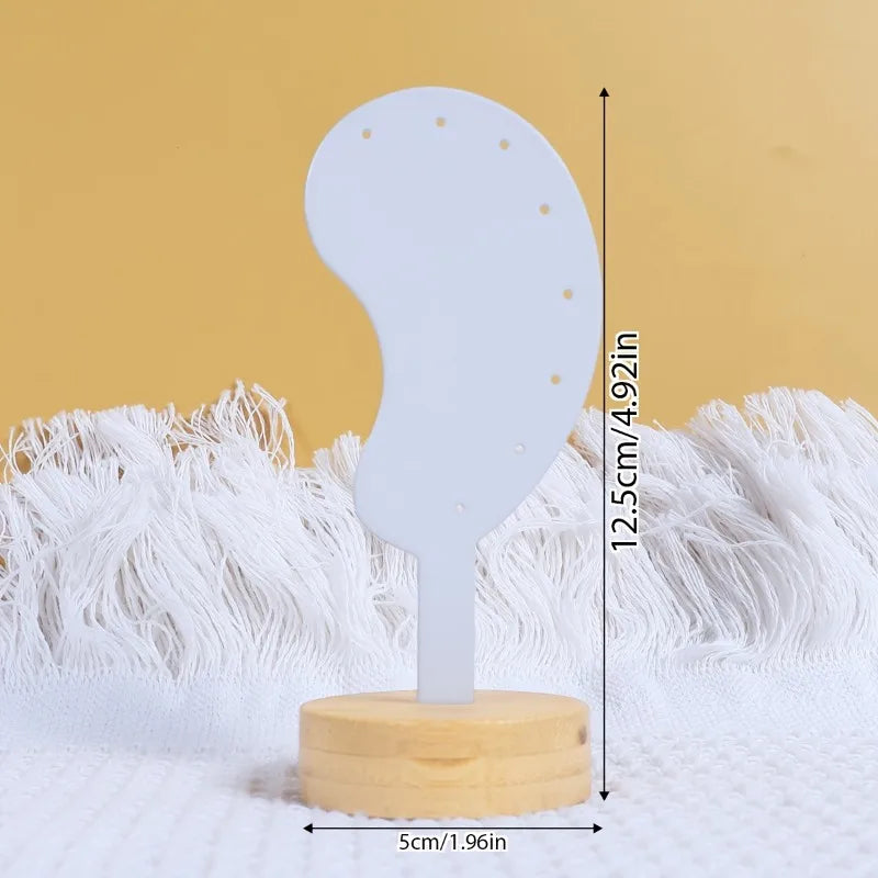 Ear-Shaped Iron Earring Display Stand | Jewelry Organizer Earring Display Stand Axl