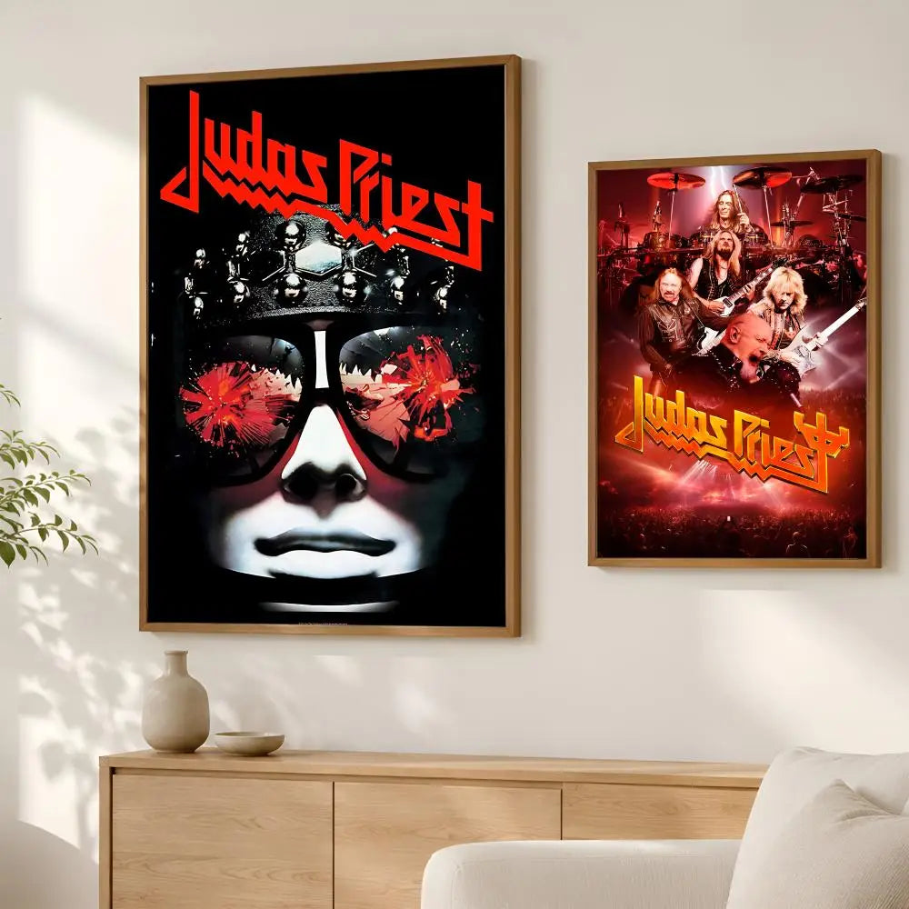 Judas Priest Album Poster – Self-Stick HD Waterproof Wall Art Wall Art Poster Axl