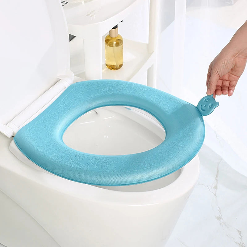 EVA Waterproof Toilet Seat Cover – Thickened Cushion, 4 Colors Toilet Seat Cover Axl