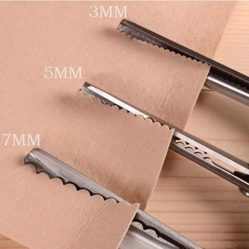 Wave Lace Scissors 3/5/7mm – Scallop Shears for Fabric & Crafts Craft Scissors Axl