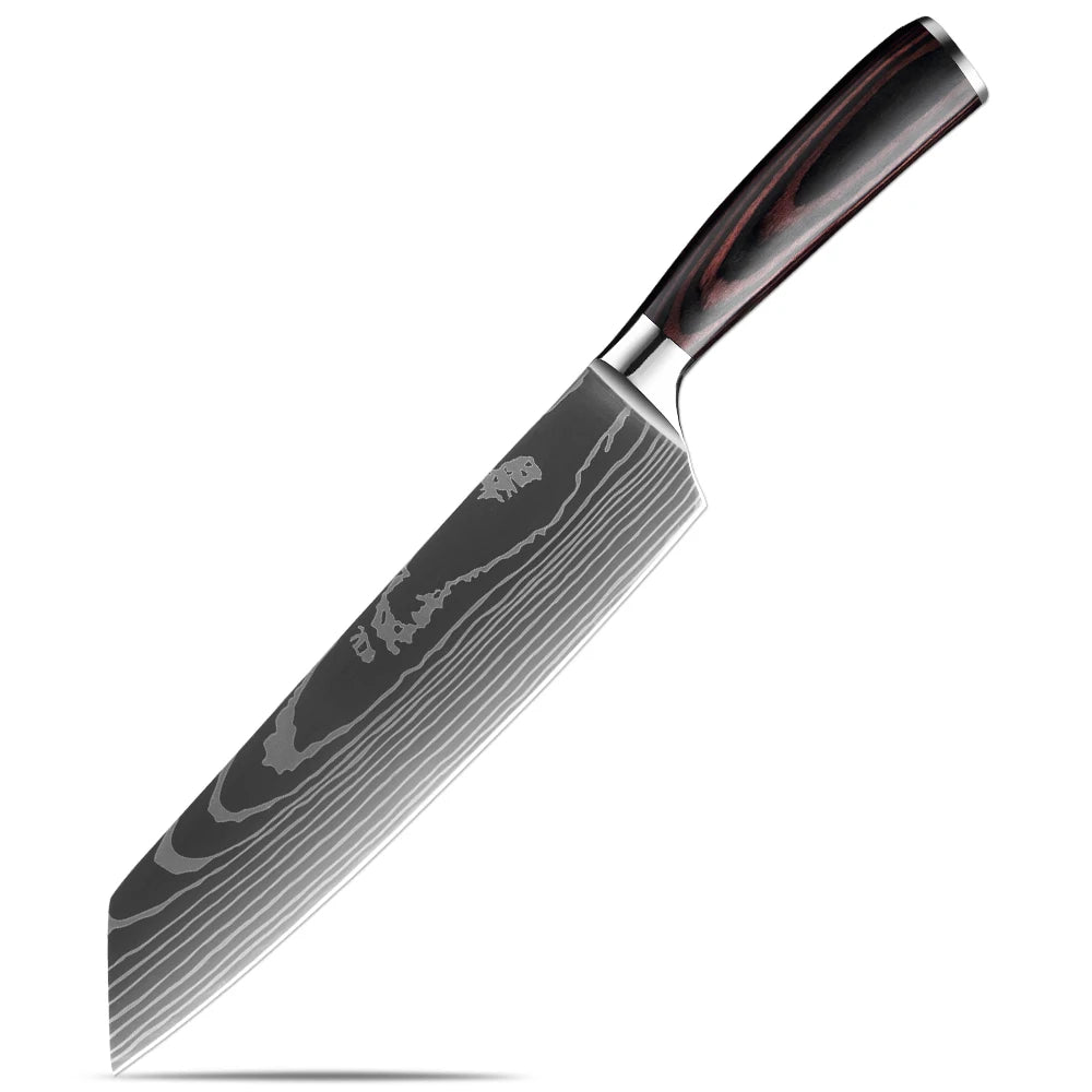 XITUO Damascus Chef Knife Set 1–10 Pcs | Ultra-Sharp Kitchen Knives Chef Knife Set Axl Kiritssuke Knife