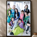 NiziU HD Self-Stick Wall Art Poster – Waterproof Home Decor Wall Art Poster Axl White08 60X90cmNoframe