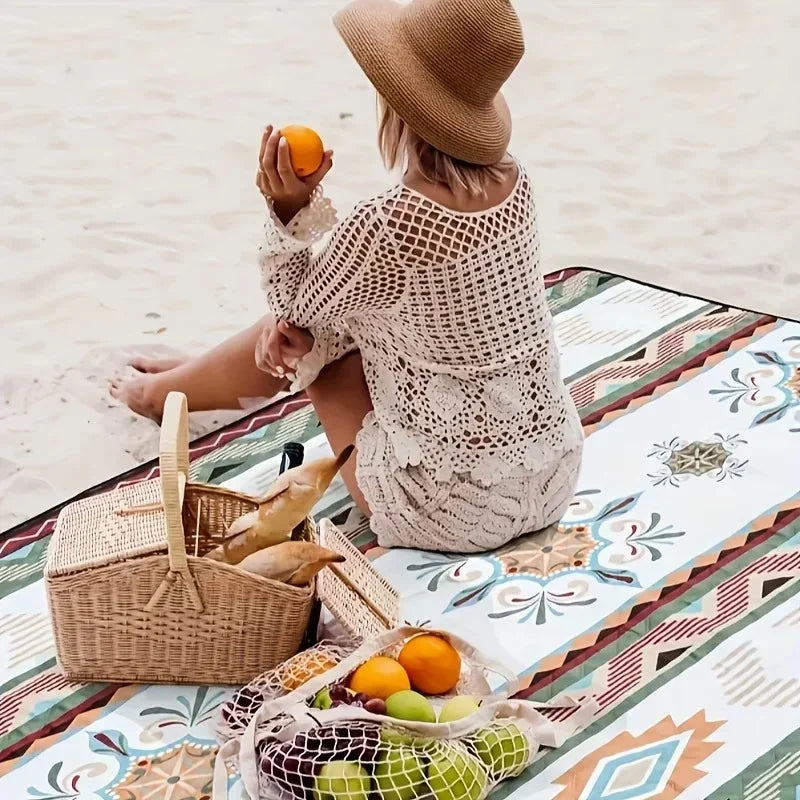 Waterproof Camping Picnic Blanket – Foldable Outdoor Beach Mat Outdoor Picnic Blanket Axl