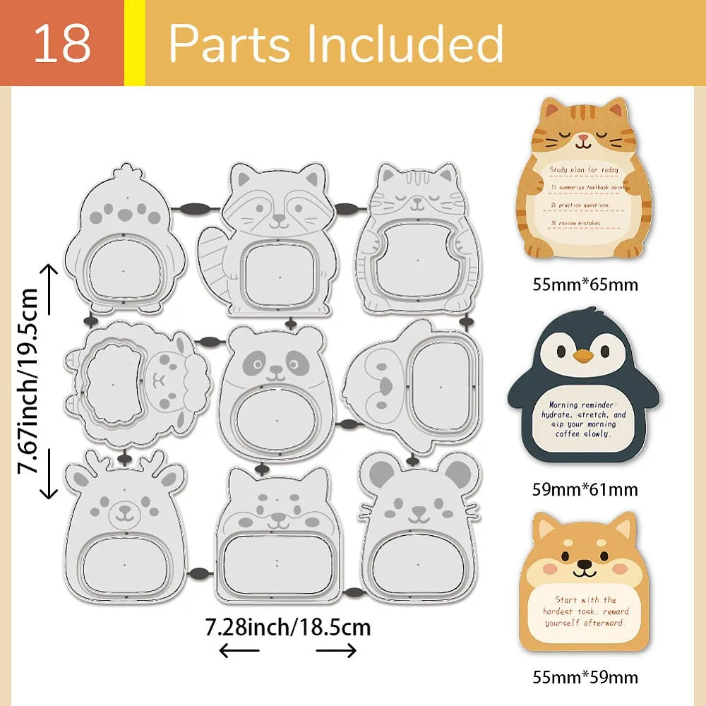 Animal Carbon Steel Cutting Dies – DIY Scrapbooking Stencils Craft Cutting Dies Axl