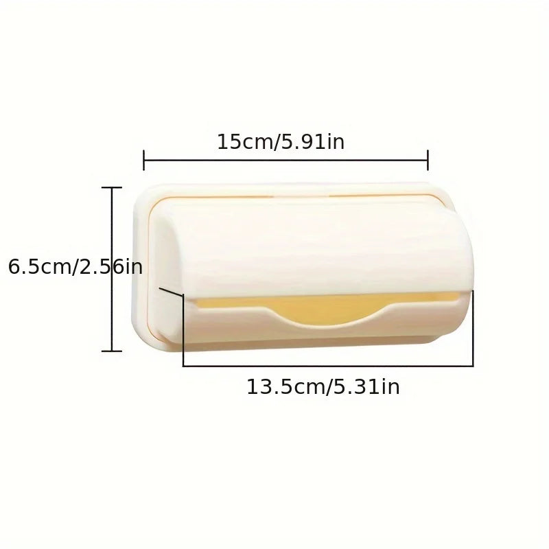 Wall-Mounted Trash Bag Dispenser & Grocery Bag Holder Bag Dispenser Axl Apricot