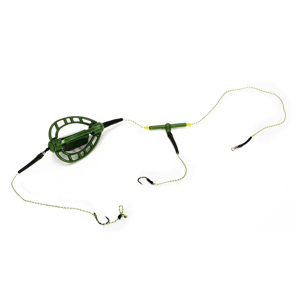 Carp Feeder Cage Rig 35g–48g | European Bait Feeder Set Fishing Feeder Rig Axl 48g