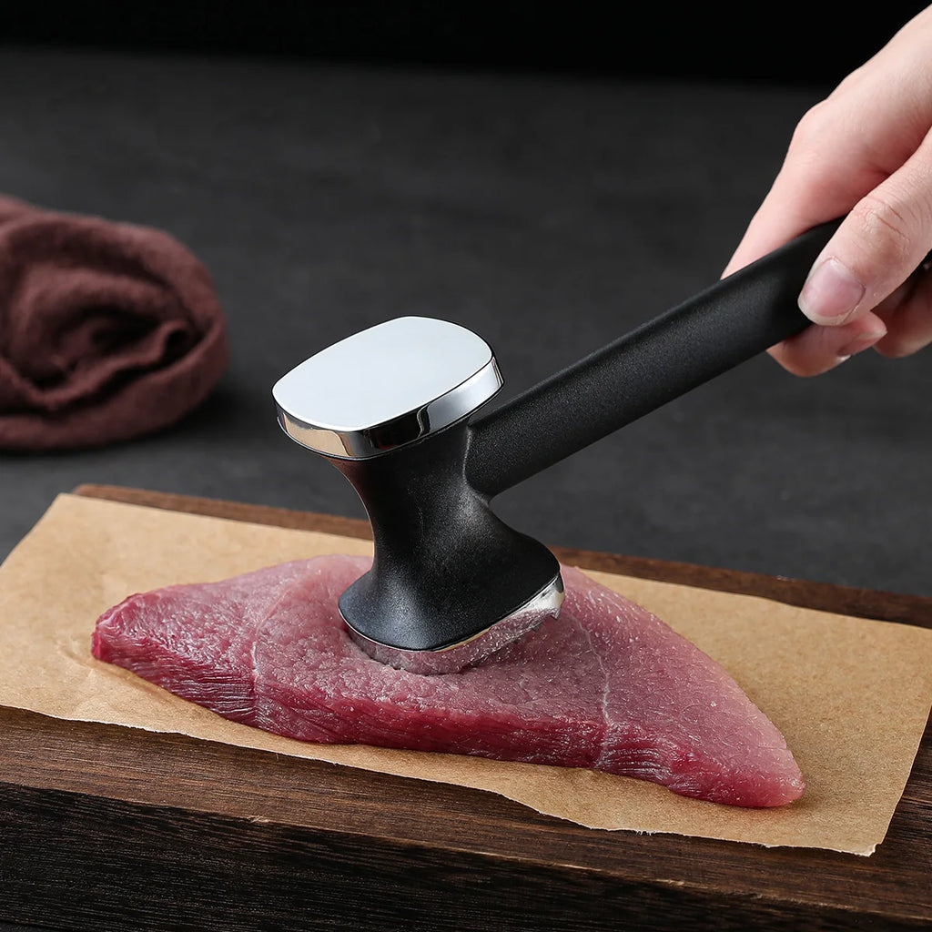 Double-Sided Zinc Alloy Meat Tenderizer Hammer | Kitchen Mallet Meat Tenderizer Mallet Axl