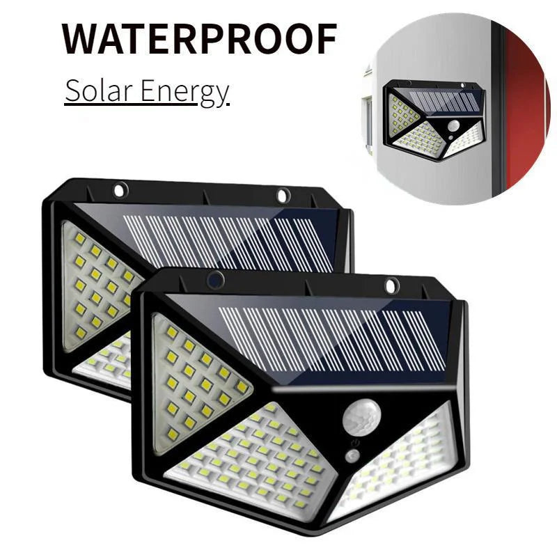Solar LED Outdoor Wall Light – PIR Motion Sensor Security Lamp Solar Security Light Axl
