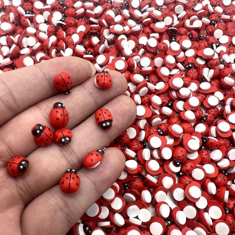 Mini Ladybug Stickers – Self-Adhesive DIY Craft Decorations Decorative Stickers Axl