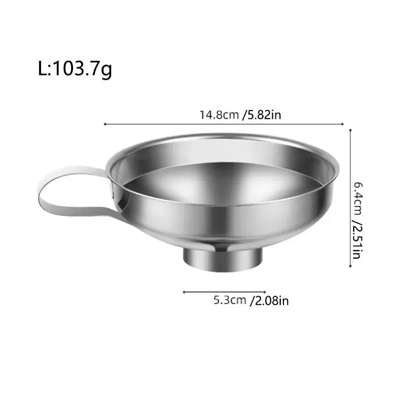Wide Mouth Canning Funnel – Food-Grade Stainless Steel Kitchen Canning Funnel Axl