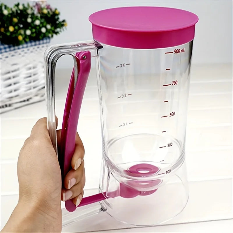 Cake Batter Dispenser 900ml – Measuring Cup DIY Baking Tool Batter Dispenser Axl