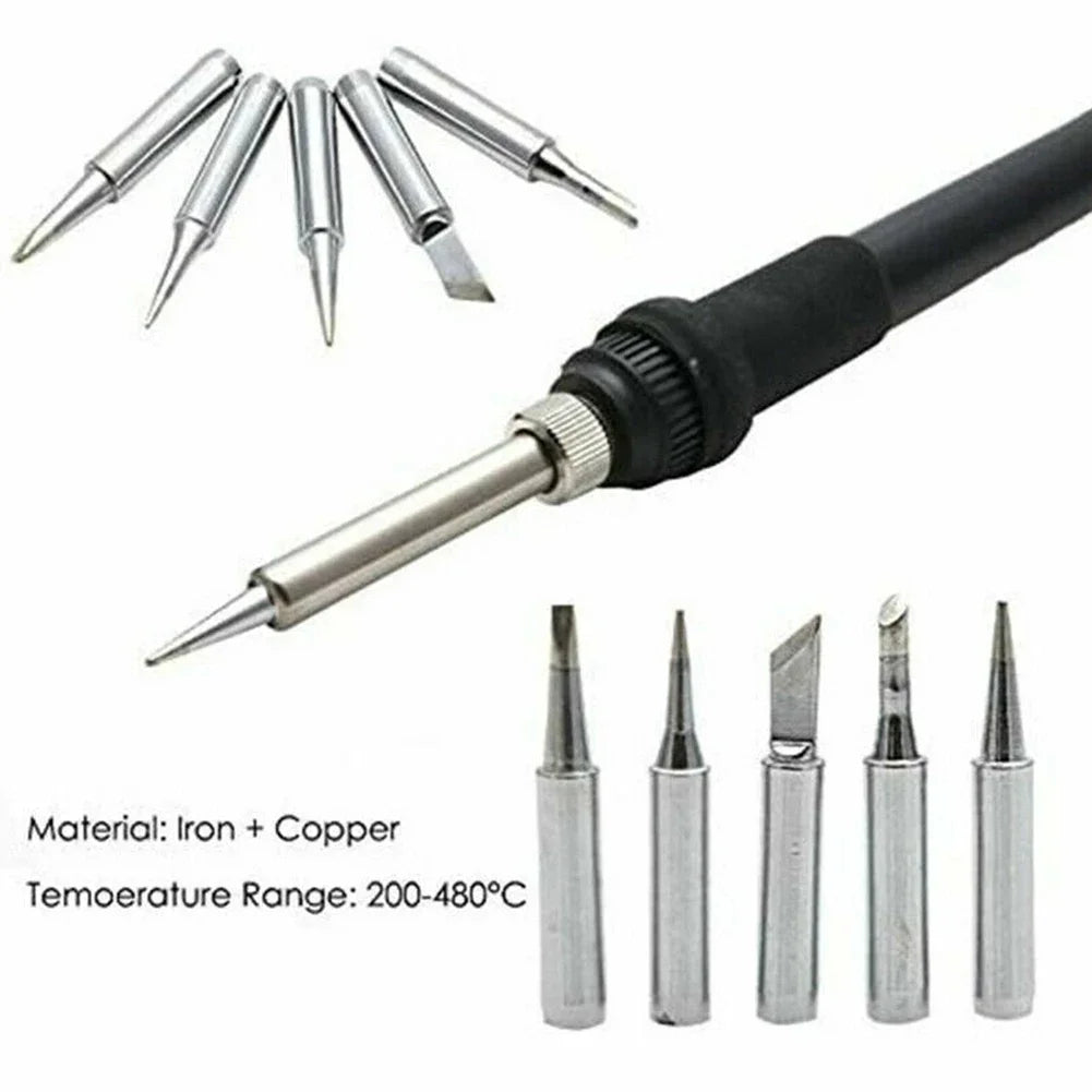 900M-T Soldering Iron Tips Set – 10 Pcs, 200°–480°C Soldering Iron Tips Axl