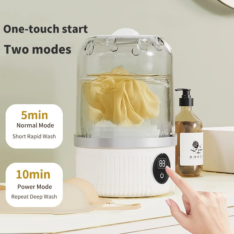 BALASHOV 1L Portable Mini Washing Machine – USB Wireless Portable Washing Machine Axl
