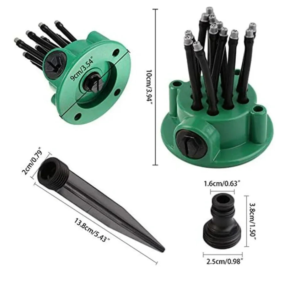 360° Automatic Garden Sprinkler – Gear Drive Lawn Watering Garden Sprinkler Axl