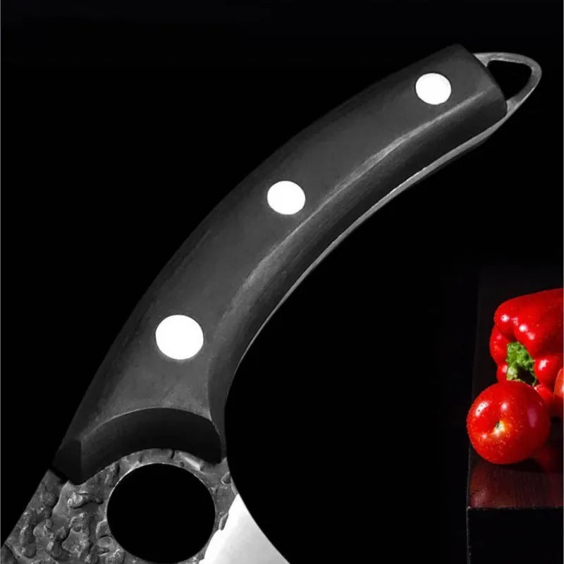 Forged Stainless Steel Chef Knife – Rosewood Handle Cleaver Kitchen Chef Knife Axl