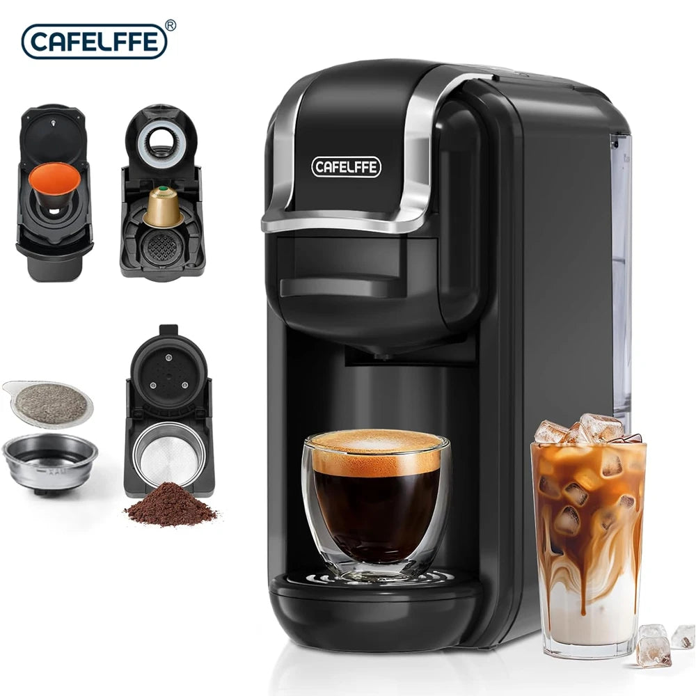 CAFELFFE MK-603 19Bar Capsule Espresso Machine | 4 Adapters Capsule Espresso Machine Axl