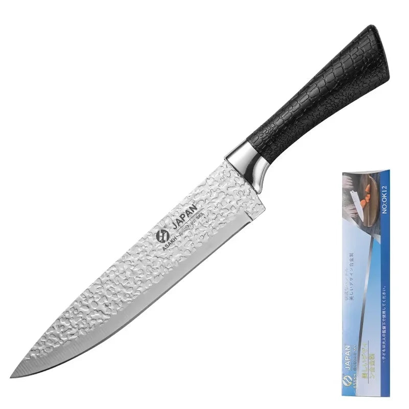 Professional Stainless Steel Kitchen Knife Set – Cleaver & Chef Kitchen Knife Set Axl TWK-liu238-B