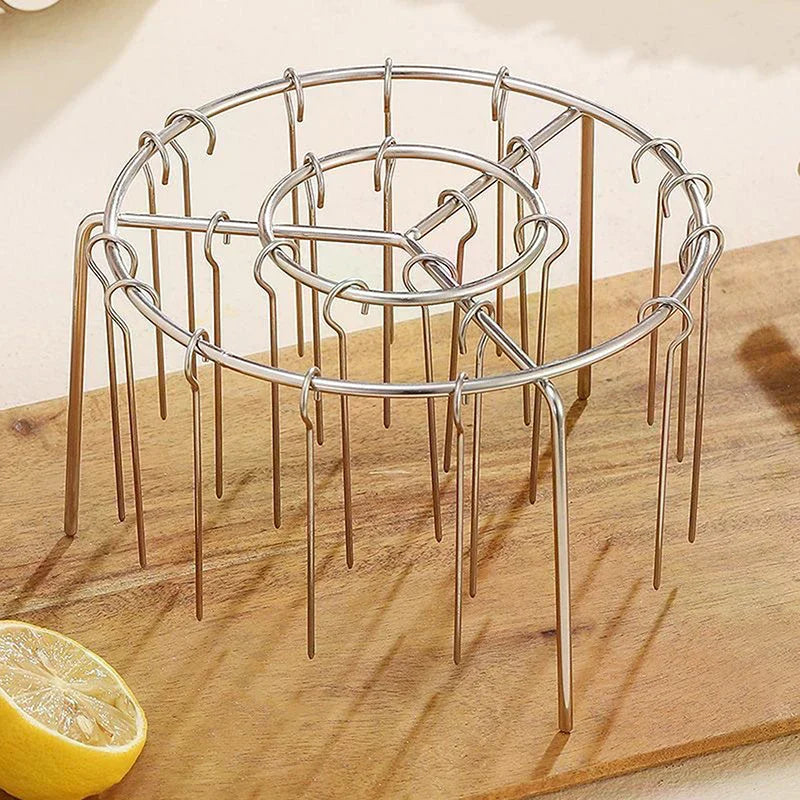 Air Fryer Kebab Skewer Rack | Stainless Steel Vertical Grill Air Fryer Grill Rack Axl Default Title