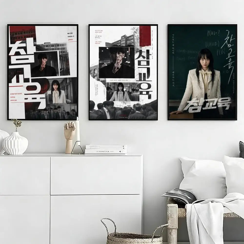 Webtoon Get Schooled Poster – Self-Adhesive Waterproof Wall Sticker Wall Art Poster Axl