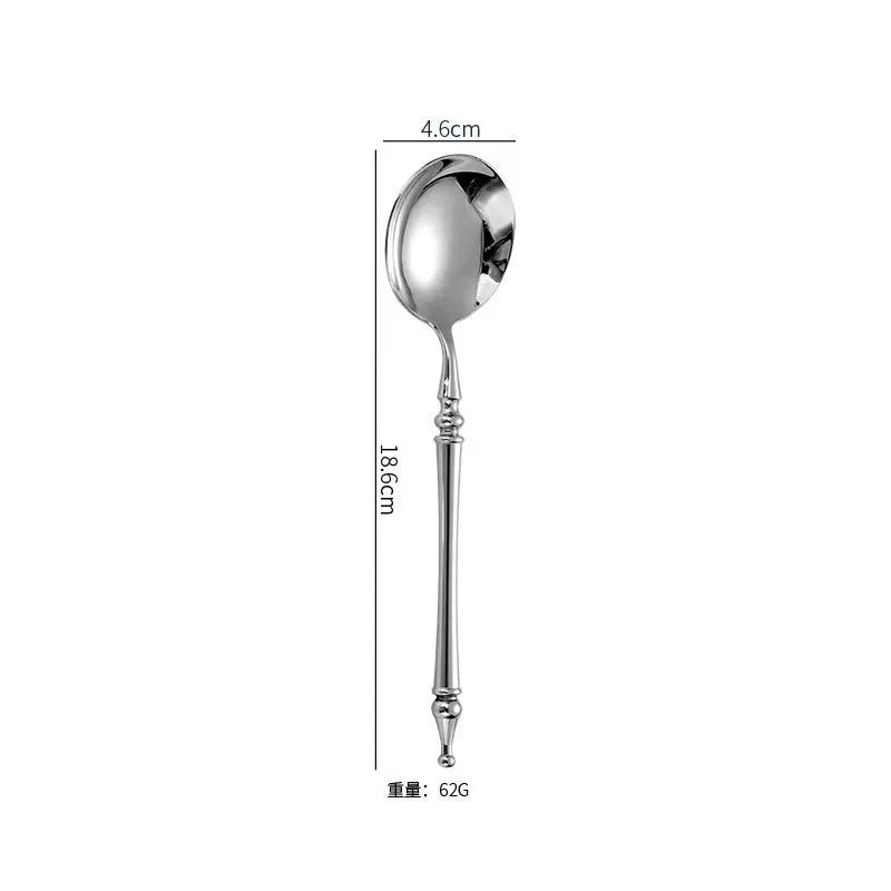 304 Stainless Steel Flatware Set – Steak Knife, Fork & Spoon Stainless Steel Flatware Set Axl D China Mainland