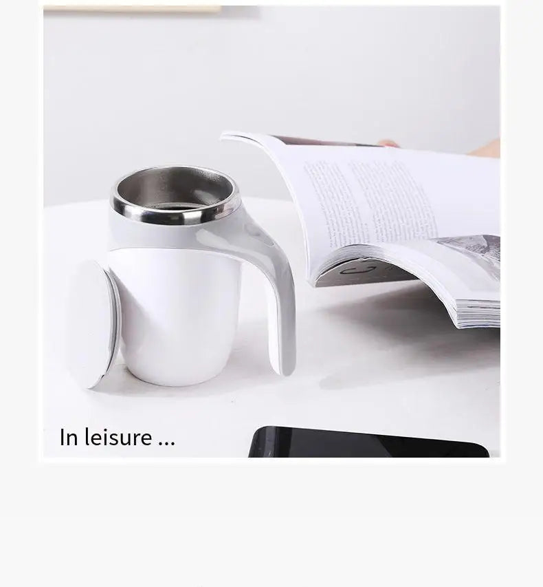 Electric Self-Stirring Mug – Battery Powered Coffee Mixing Cup Electric Stirring Mug Axl