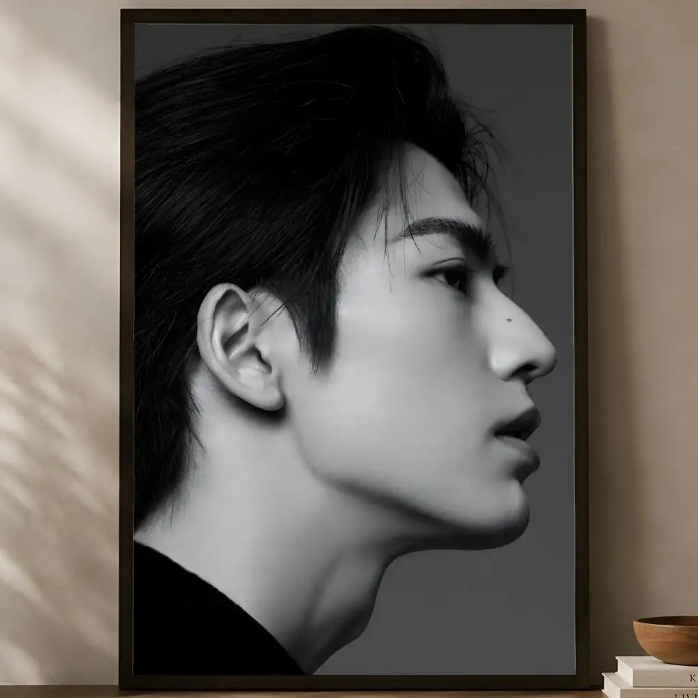 Zhang Linghe HD PVC Self-Stick Wall Art Poster | Home Decor Wall Art Poster Axl White05 40X50cmNoframe