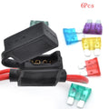 Car Inline Blade Fuse Holder Box – Splash-Proof 5A–30A Inline Fuse Holder Axl One Size