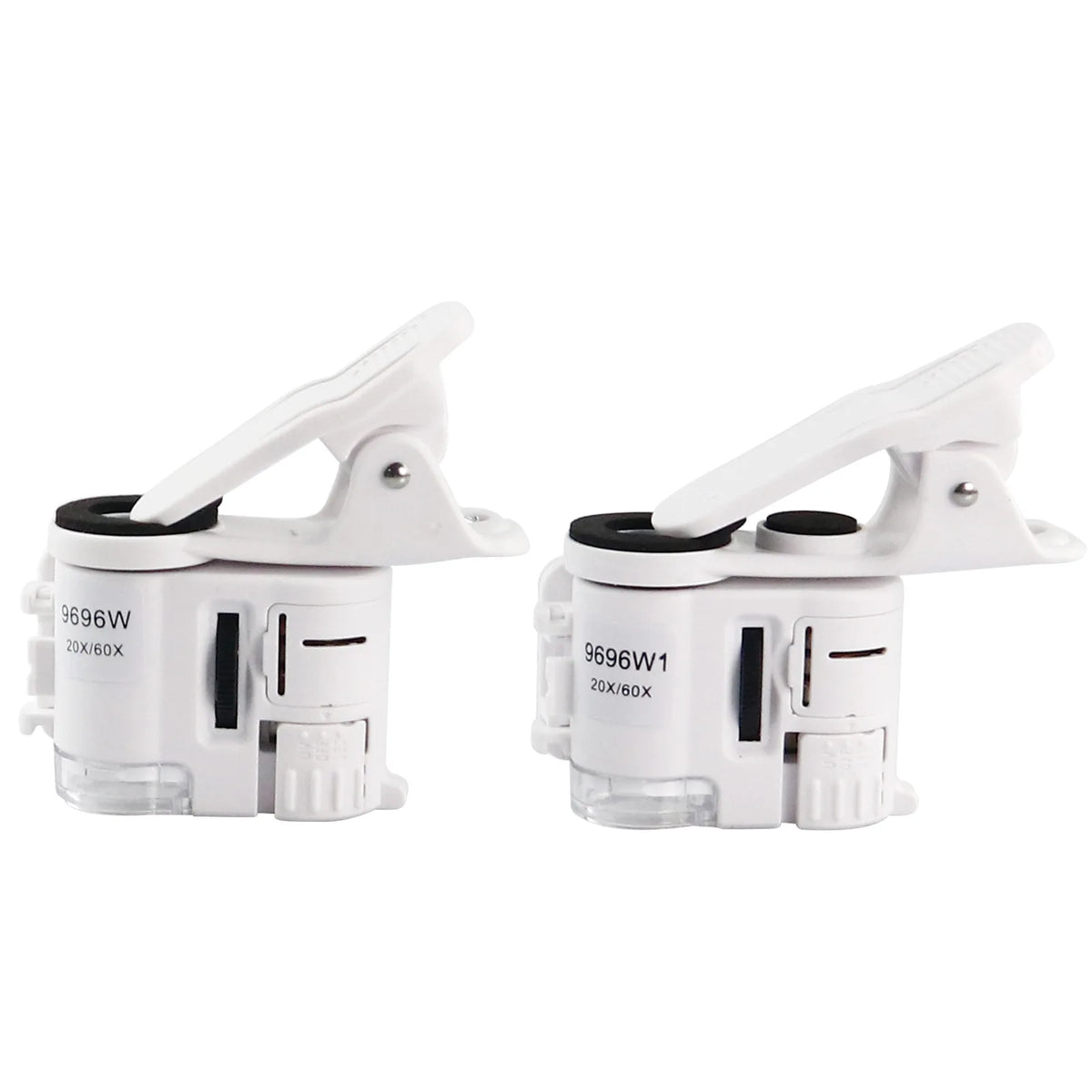 Portable 20X 60X LED Clip Microscope – Jewelry & Cash Loupe Clip-On Microscope Axl