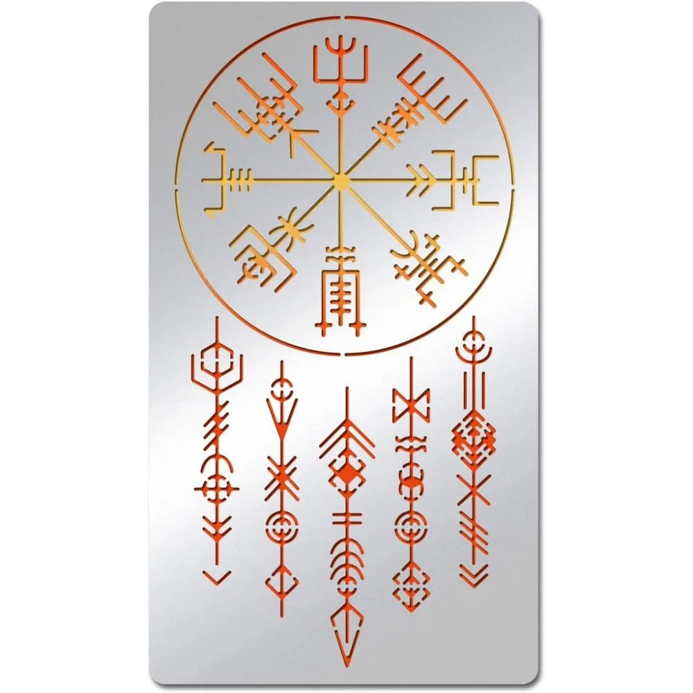 Celtic Stainless Steel Stencil 7x4" – Carving & Scrapbooking Craft Stencil Axl AECH04-18912