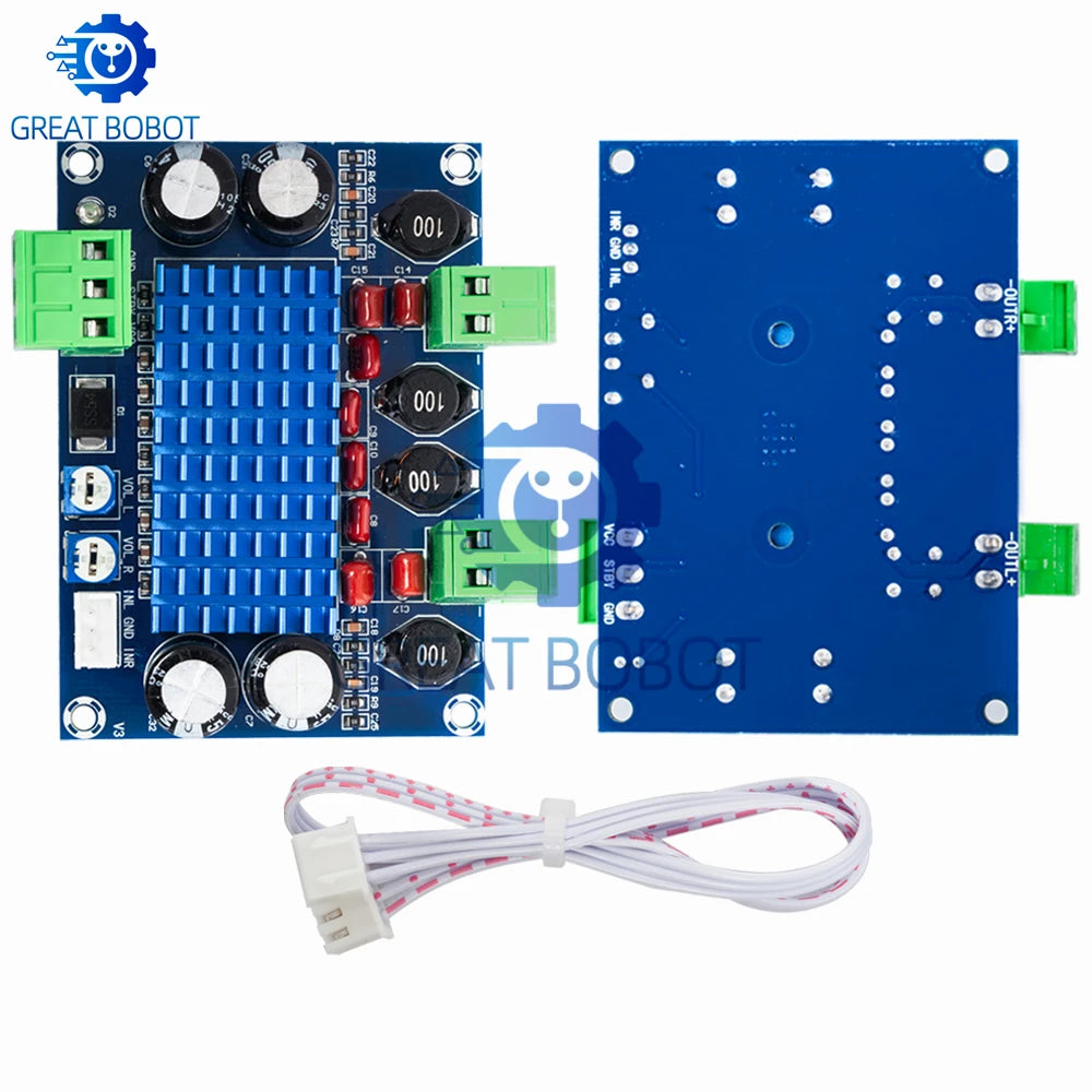 TPA3116D2 HIFI Amplifier Board 2×120W XH-M572 DIY Kit Power Amplifier Board Axl