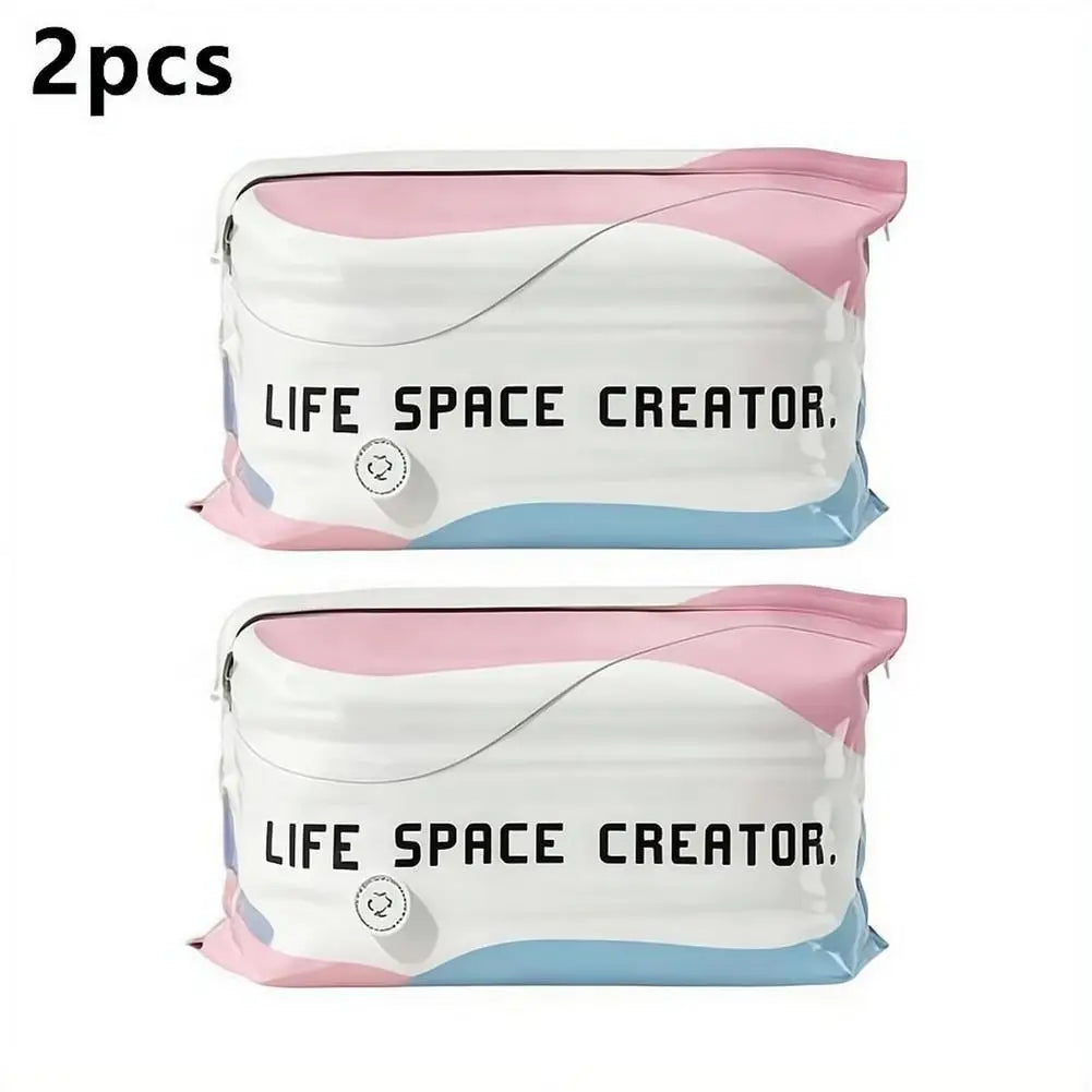 No-Pump Vacuum Storage Bags – Clothes, Comforters & Blankets Vacuum Storage Bags Axl 2pcs Small