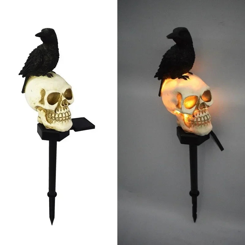 Solar Halloween Skeleton Ghost Light – Outdoor Waterproof Yard Lamp Halloween Outdoor Light Axl