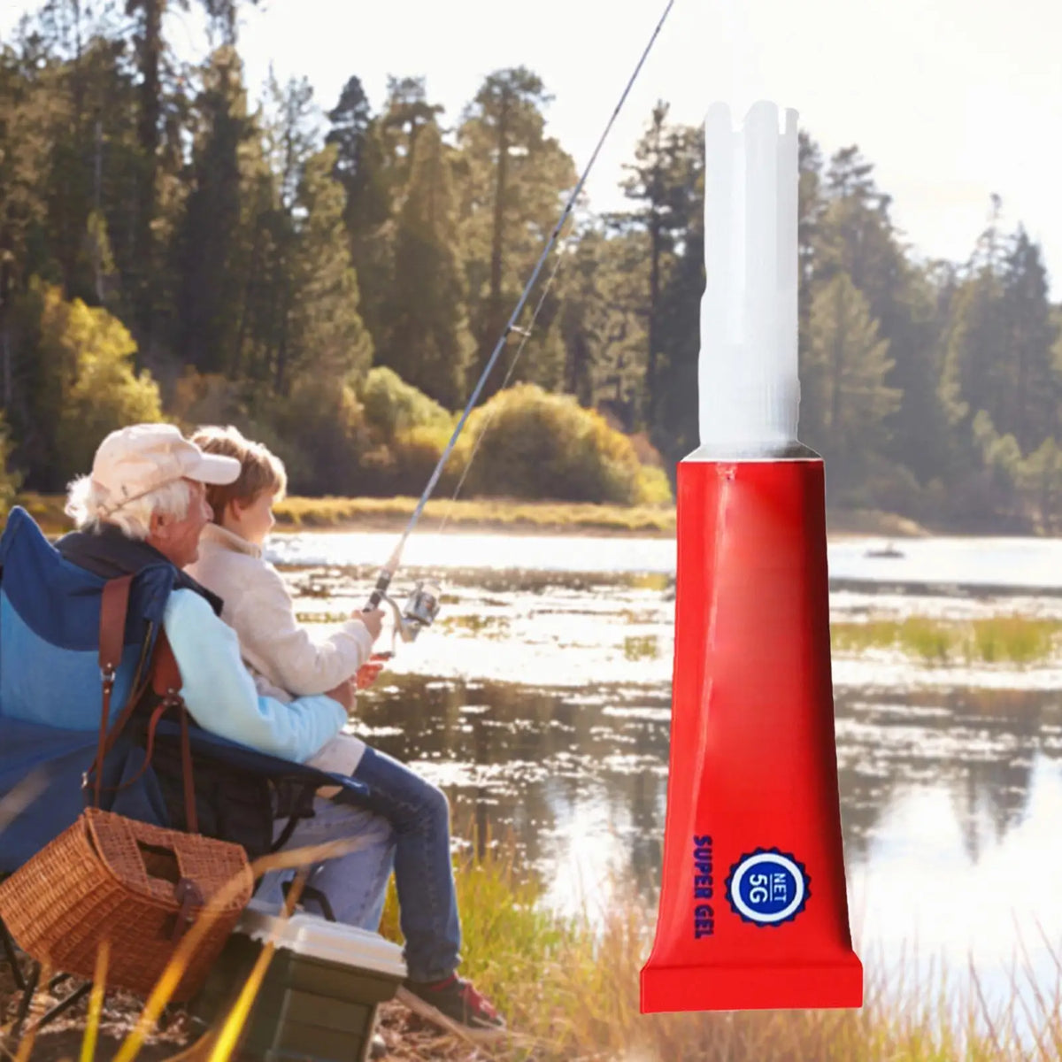 Fishing Rod Repair Glue – Waterproof Quick-Drying Adhesive Rod Repair Adhesive Axl