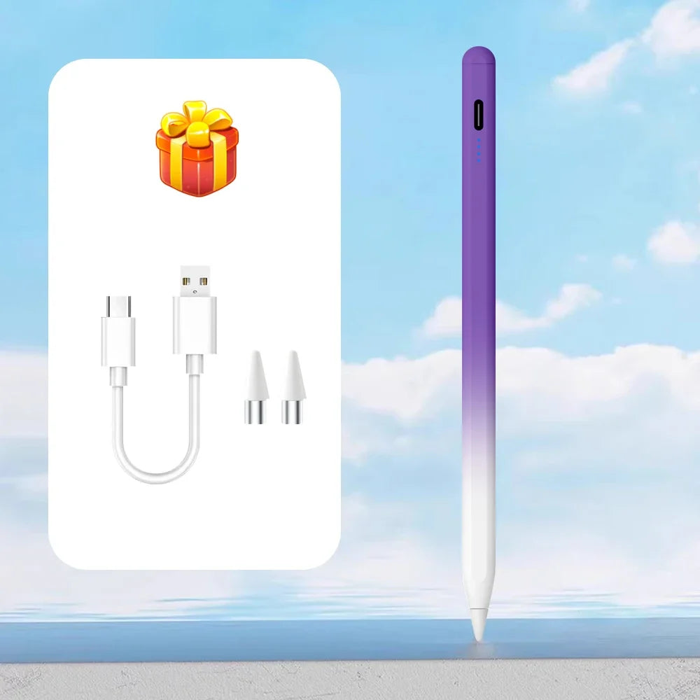 Universal Active Stylus Pen for Android & Windows Tablets Tablet Stylus Pen Axl Gradient Purple