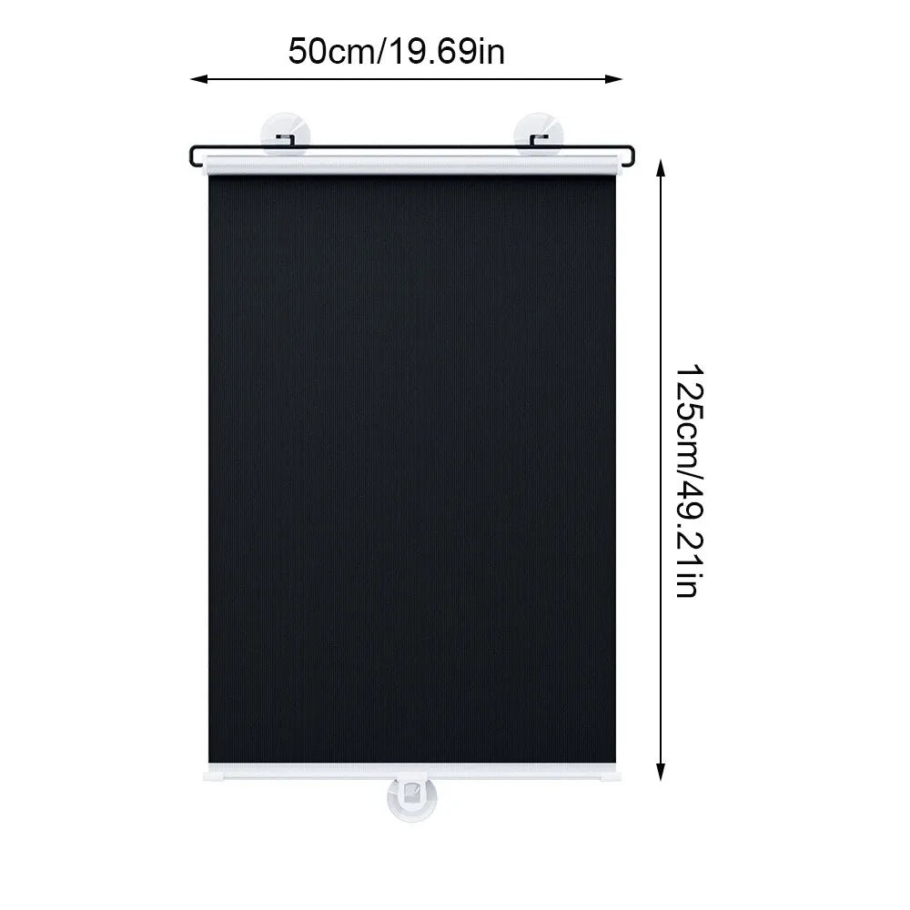 Retractable Car Window Sunshade – UV Blocking Roller Blind Car Window Sunshade Axl 50x125cm