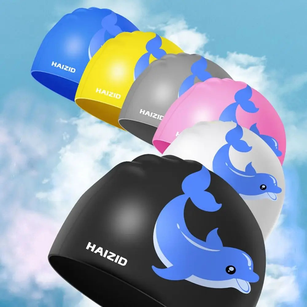 Silicone Swimming Cap – Waterproof Ear Protection, Long Hair Silicone Swim Cap Axl