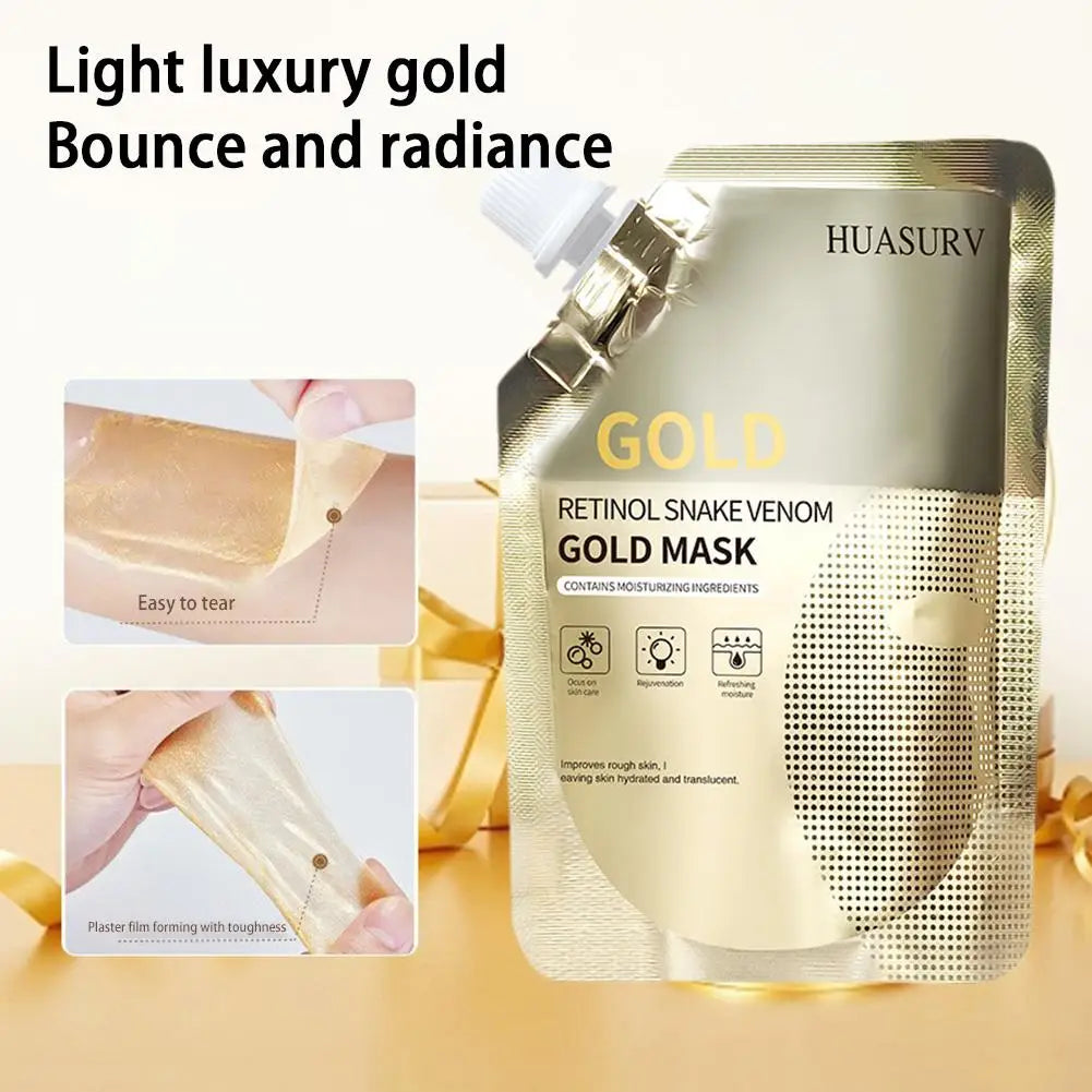 Retinol Gold Peel Mask – Brighten, Firm & Moisturize Skin Peel Face Mask Axl