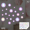 Glow-in-the-Dark Butterfly Mandala Wall Stickers | PVC Decals Wall Stickers Axl A2