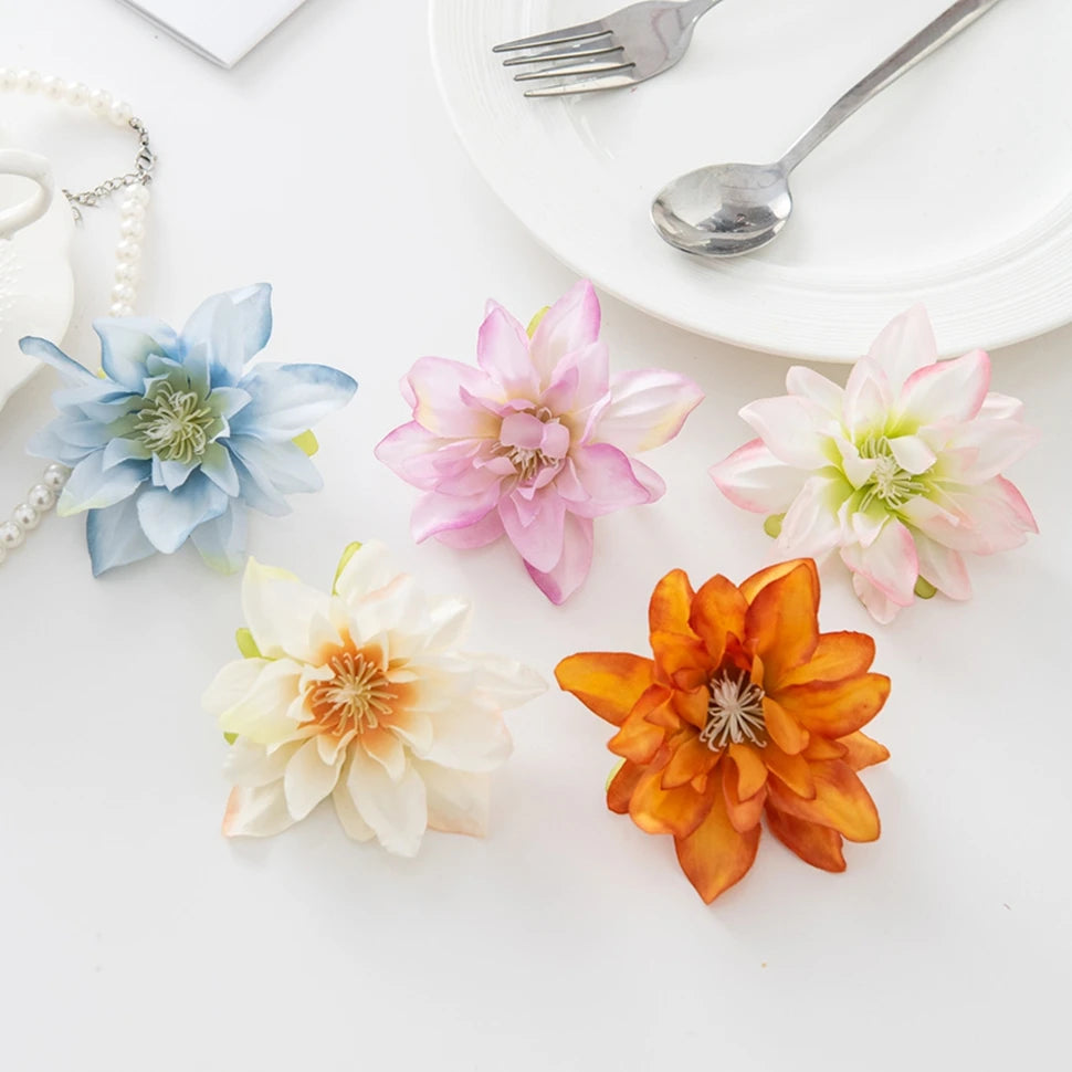 50/100 PCS Silk Lotus Artificial Flowers – Wedding & Home Decor Artificial Silk Flowers Axl