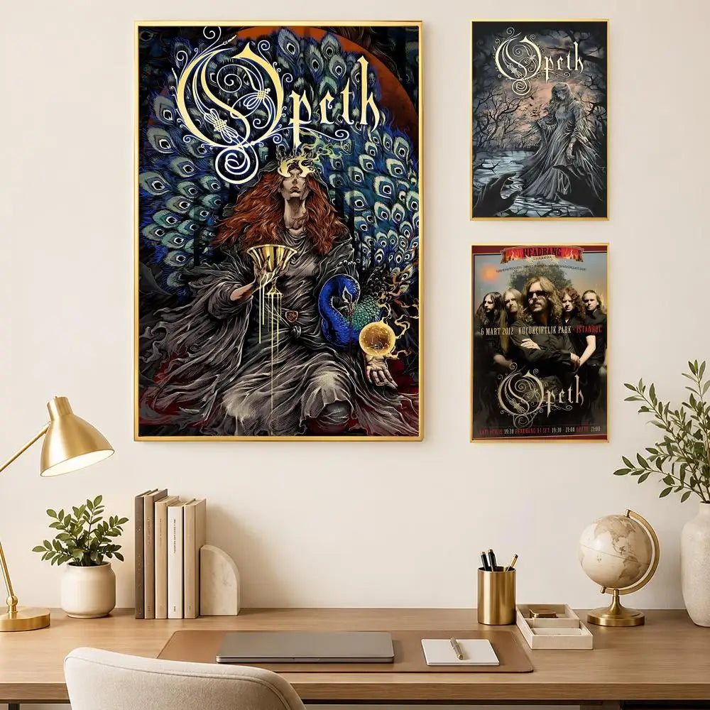 Opeth Band Poster – Self-Stick HD Waterproof Wall Art Wall Art Poster Axl