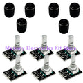 KY-040 Rotary Encoder Module with Knob Cap 5V – 1 to 8 PCS Rotary Encoder Module Axl 6 PCS