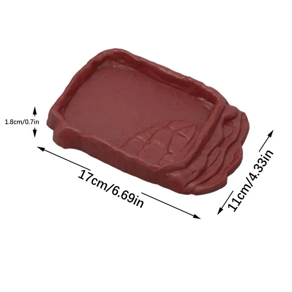 Reptile Water Dish & Bathing Pool with Anti-Slip Ladder Reptile Water Dish Axl medium
