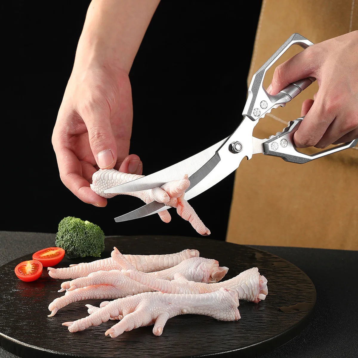 Multifunctional Kitchen Scissors – BBQ & Poultry Shears Kitchen Scissors Axl