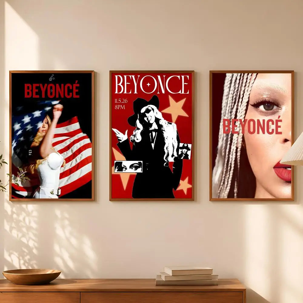 Beyoncé HD Self-Stick Wall Art Poster – Waterproof Home Decor Wall Art Poster Axl