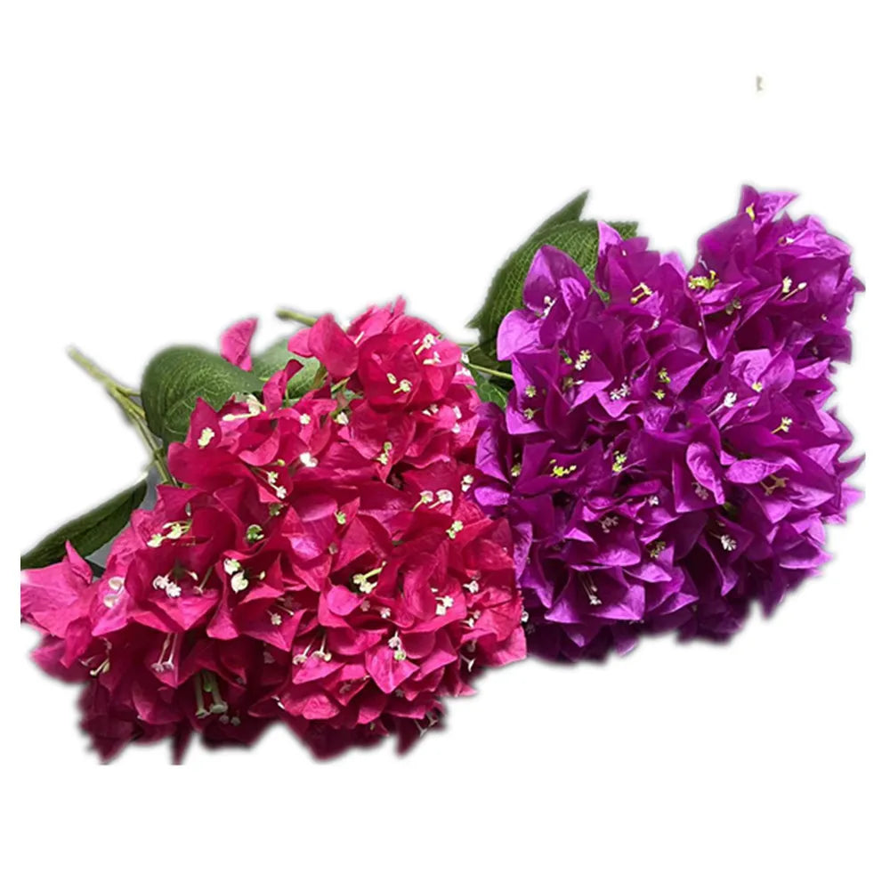 Artificial Silk Bougainvillea Bouquet 5-Fork 47cm | Faux Floral Artificial Flower Bouquet Axl