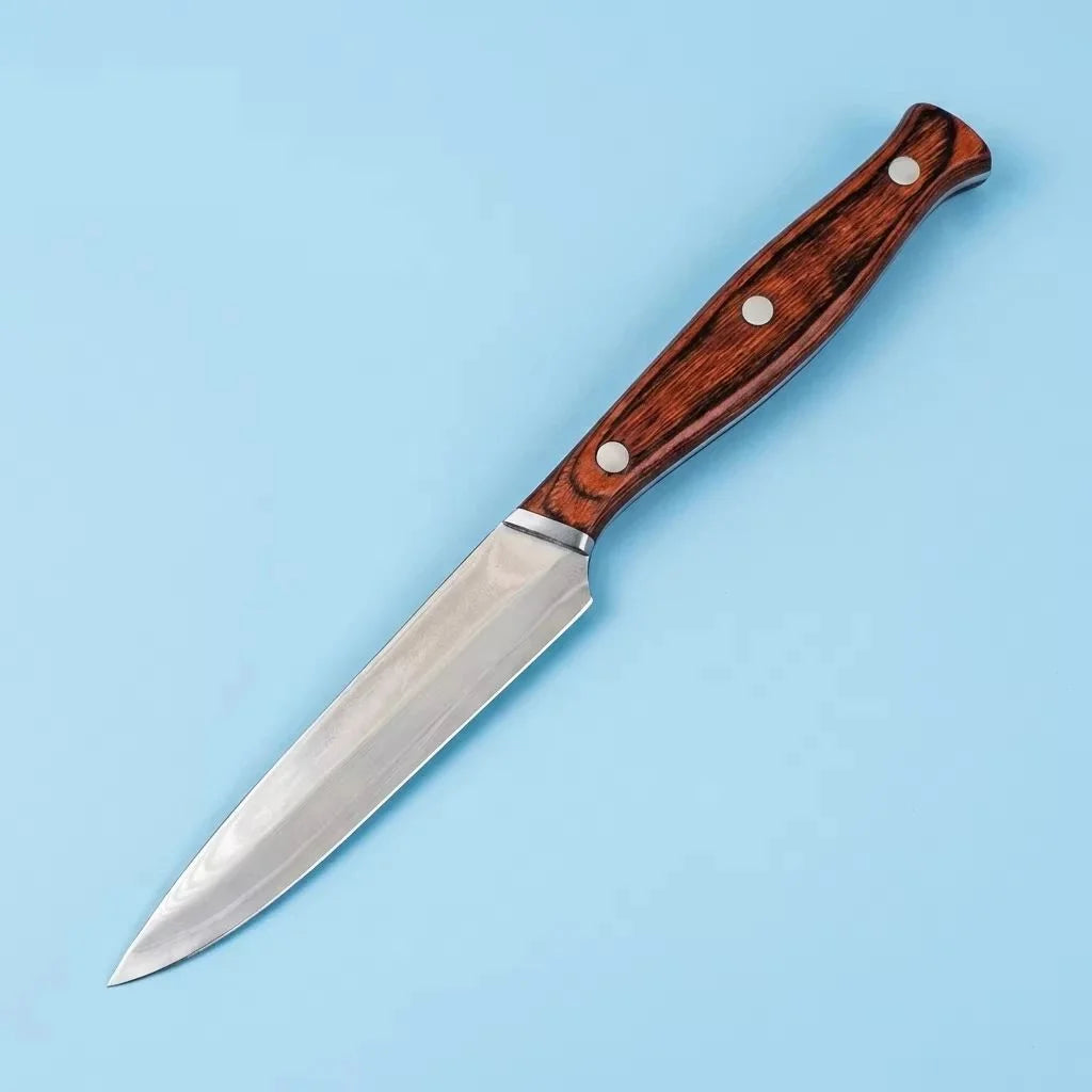 67-Layer Damascus VG10 Knife – Fruit, Steak & Paring Damascus Kitchen Knife Axl Red