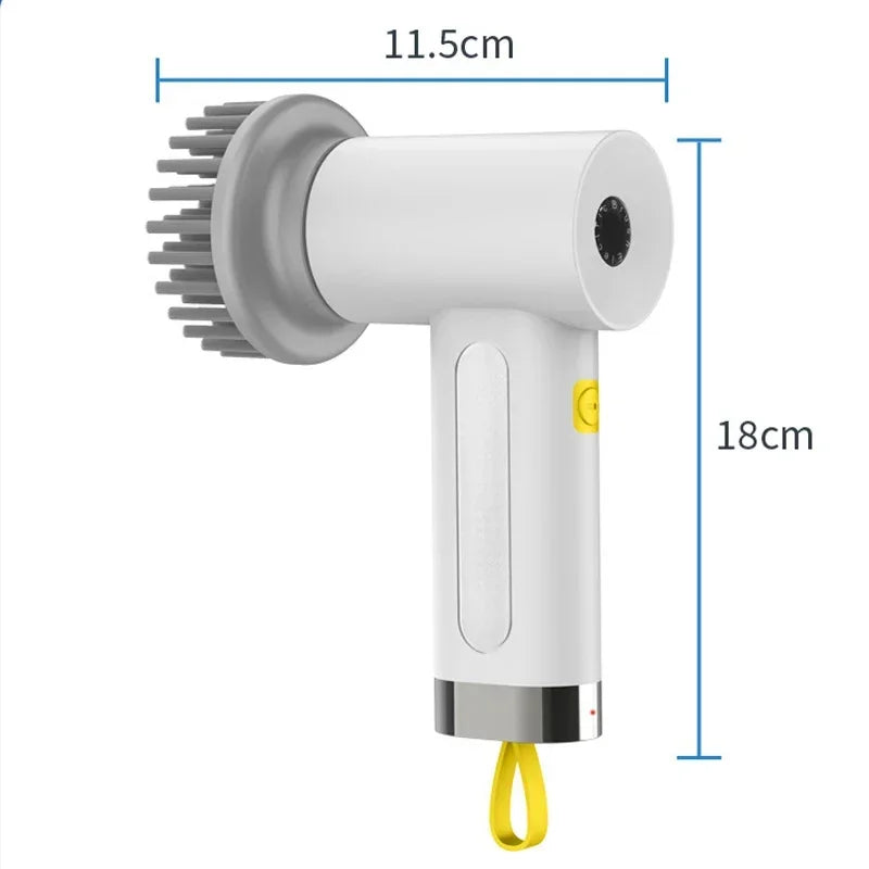 BALASHOV 4-in-1 USB Rechargeable Electric Spin Scrubber Brush Electric Scrubber Brush Axl