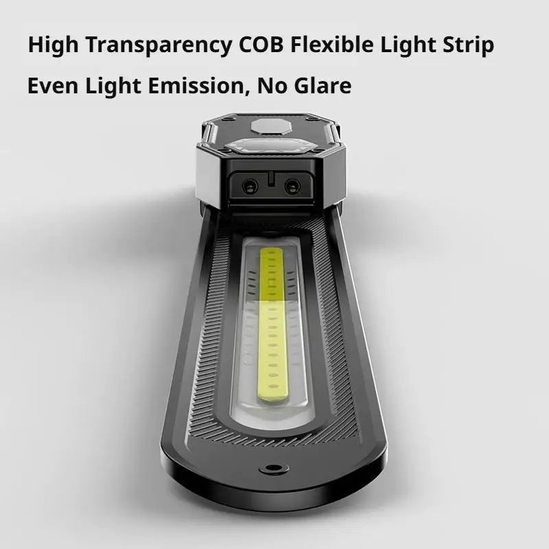 3-in-1 COB LED Headlamp Wristband USB Rechargeable Work Light Rechargeable Headlamp Axl