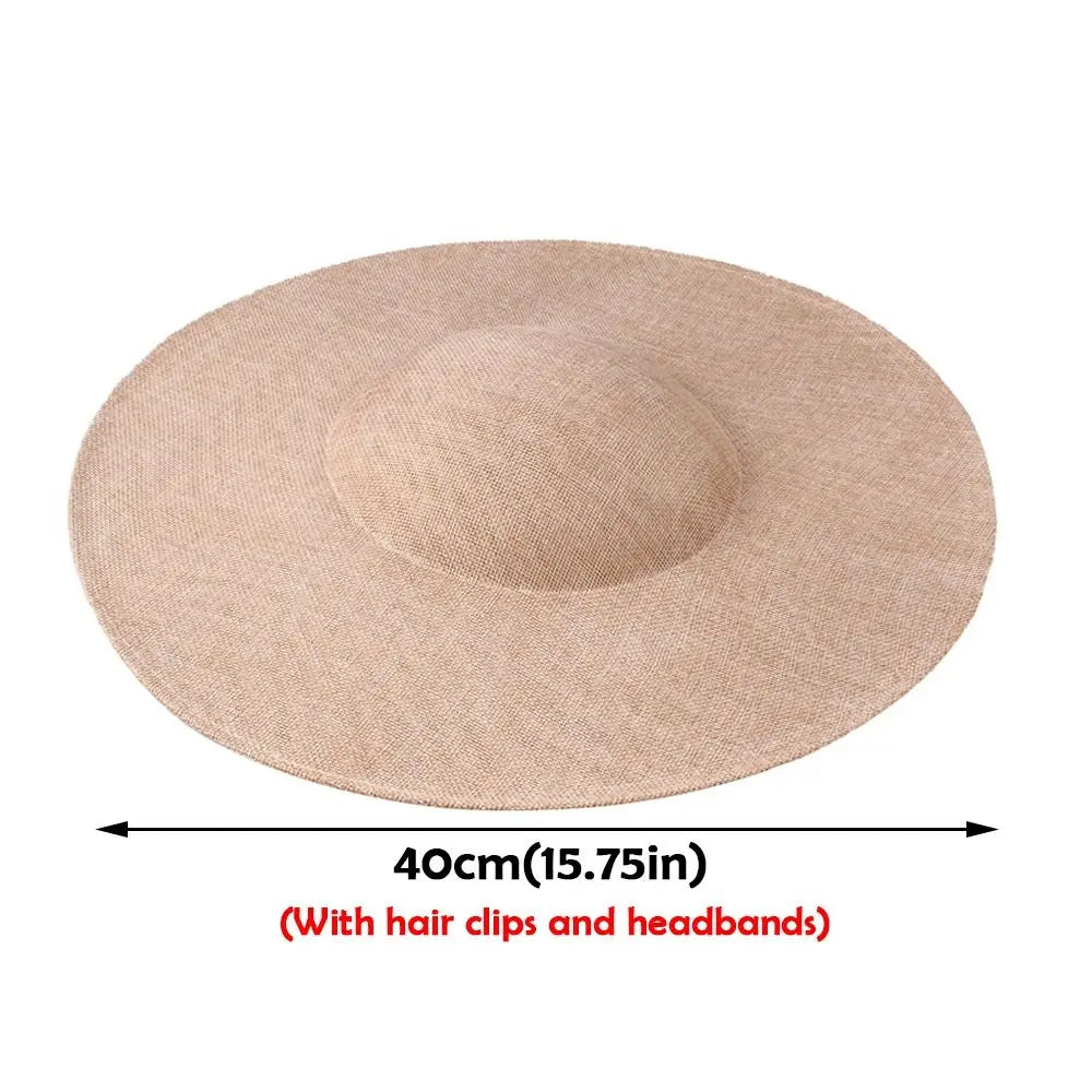 40cm Fascinator Base DIY Wedding & Church Hat Headpiece Fascinator Hat Base Axl